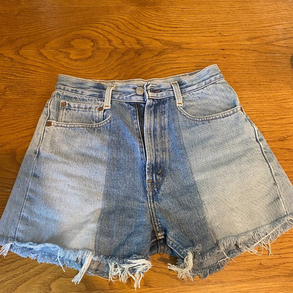 Vintage, Reconstructed Levi Jean Shorts - Aritzia, Free People, Reformation